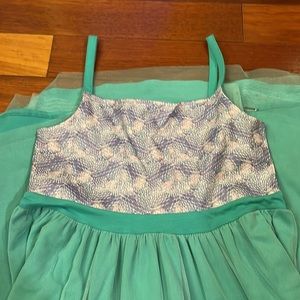 American Girl Girls Mermaid Dress Size 16 NWT